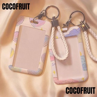 Cocofruit กระเป๋าใส่บัตรเครดิต บัตรเครดิต พลาสติก ลายการ์ตูน สําหรับเด็กผู้ชาย และเด็กผู้หญิง