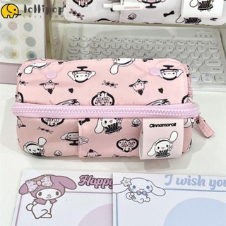 Lollipo1 กระเป๋าดินสอ ขนาดใหญ่ จุของได้เยอะ ลายการ์ตูนชินจัง Pochacco Cinnamoroll สําหรับนักเรียน