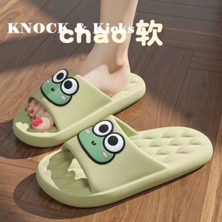  Knock &amp; Kicks Knock &amp; Kicks รองเท้าแตะหญิง รองเท้าแตะ ลำลองสำหรับผู้หญิง พื้นรองเท้าหนามาก Korean Style ins Trendy ทันสมัย B90H2XQ 37Z230910