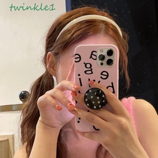 Twinkle1 ที่คาดผมอะคริลิค แบบบาง กันลื่น หรูหรา แฟชั่นเกาหลี สําหรับแต่งหน้า