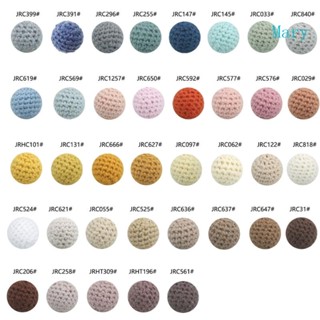 Mary ลูกปัดถักโครเชต์ 36 สี 16 มม. สําหรับจุกนมหลอก DIY 5 ชิ้น