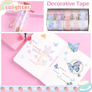 Solighter เทปสติกเกอร์ สําหรับตกแต่งสมุด DIY 2 กล่อง