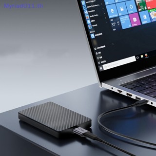 Myriadu อะแดปเตอร์แปลงข้อมูล USB A/C เป็น Micro B 3.0 10Gbps ความเร็วสูง สําหรับฮาร์ดดิสก์ภายนอก S5 Note3 HDD