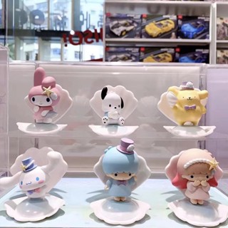 Sanrio กล่องสุ่ม Bihai Holiday Melody Clow M Cinnamoroll Babycinnamoroll แฮนด์เมด ของเล่นสําหรับเด็ก