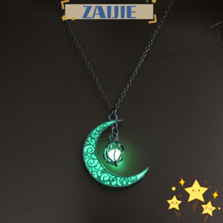 Zaijie24 สร้อยคอเงิน จี้พลอยกลวง เครื่องประดับ ของขวัญ