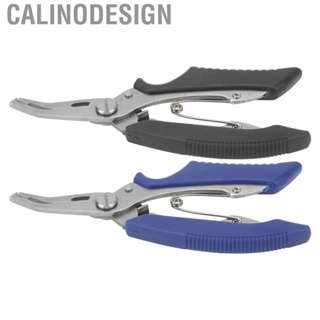 Calinodesign Multi Function Lure Pliers Stainless Steel High Sharpness Fishing Line Cutting Scissors Reduce Fatigue Ergonomic for Carbon