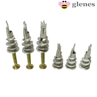 Glenes สกรูติดผนัง โลหะผสมสังกะสี ไม่ต้องเจาะผนัง 10 ชุด