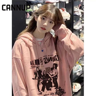 Cannup เสื้อกันหนาว เสื้อฮู้ด Popular Durable INS cozy WWY23909RT37Z230911