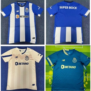 เสื้อกีฬาแขนสั้นลําลอง ลายทีมชาติฟุตบอล Porto Home Away Fan Edition คุณภาพสูง เบอร์ 23-24