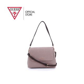 GUESS กระเป๋าผู้หญิง รุ่น AG903721 MIDDLETON CROSSBODY FLAP สีน้ำตาล กระเป๋าสะพาย