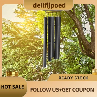 【dellfijpoed】กระดิ่งลมโลหะ อลูมิเนียม สไตล์เรโทร สําหรับแขวนตกแต่งห้อง