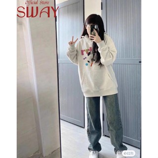 SWAY เสื้อกันหนาว เสื้อฮู้ด INS fashionable unique Fashion WWY23909RN37Z230912