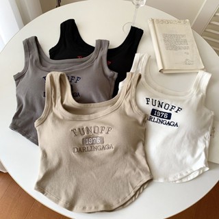 เสื้อสายเดี่ยว แขนกุด ปักลาย เซ็กซี่ สําหรับผู้หญิง