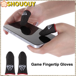 Shououy ถุงมือเล่นเกม กันลื่น ระบายอากาศ สําหรับเด็กผู้ชาย 1 คู่