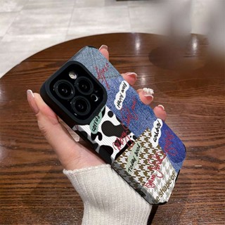 เคสโทรศัพท์มือถือหนังนิ่ม ลายการ์ตูนเดนิมน่ารัก สีฟ้า สําหรับ Huawei Nova 3i 7i 7 8 9 10 11 11i SE Honor 90 70 P30 P40 P50 P60 Art Lite Pro 5G | Hn B138