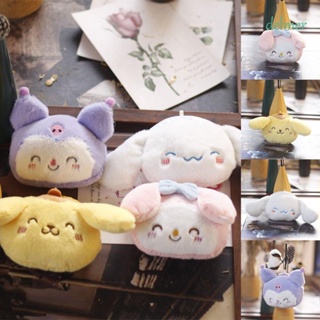 Delmer กระเป๋าสตางค์ กระเป๋าใส่เหรียญ พวงกุญแจ จี้ตุ๊กตาการ์ตูน Kuromi Pompompurin Cinnamoroll ขนาดเล็ก สําหรับผู้หญิง