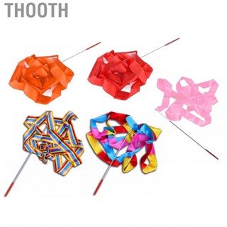 Thooth Dance Ribbons  Gymnastics Streamers Nylon 4m for Competition