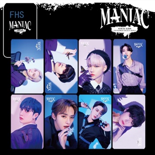 Fhs การ์ดโลโม่ ลายศิลปินเกาหลี Stray Kids MANIAC ขนาดเล็ก ของขวัญ สําหรับแฟนคลับ 8 ชิ้น ต่อชุด