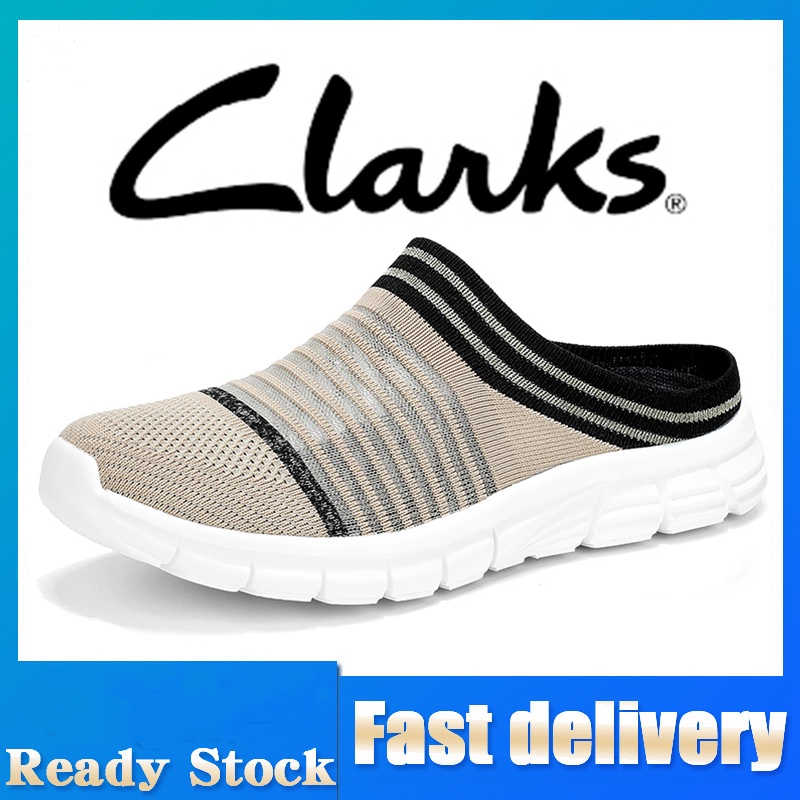 Clarks รองเท้าสําหรับชาย clarks รองเท้าผู้ชายแบนรองเท้าผู้ชายเกาหลี Scholl กีฬาผ้าใบขนาดใหญ่ EU 45 4