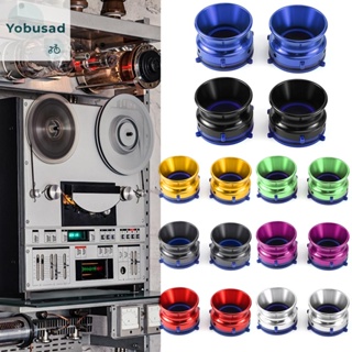 [Yobusad.th] อะแดปเตอร์ถ้วยอะลูมิเนียม 2 ชิ้น พร้อมฐาน ABS 10 นิ้ว สําหรับ Studer ReVox