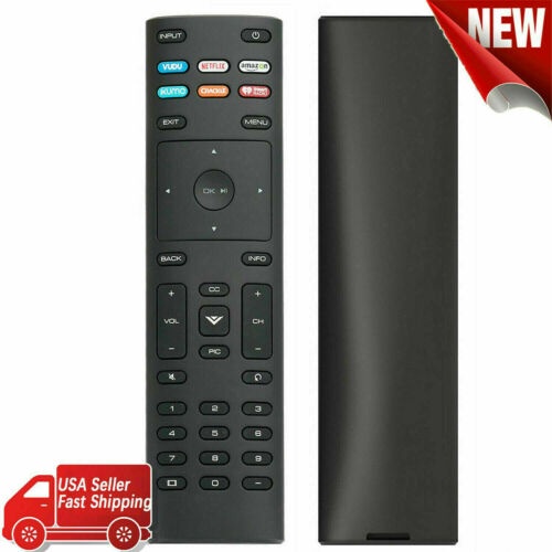 Vudu รีโมทคอนโทรล Netflix TV 6 Amazon XRT136 Vizio เหมาะสําหรับคีย์สมาร์ท iheart พร้อม