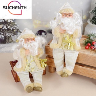 Suchenth ตุ๊กตาซานตาคลอส DIY สําหรับตกแต่งบ้าน หน้าต่าง เทศกาลคริสต์มาส