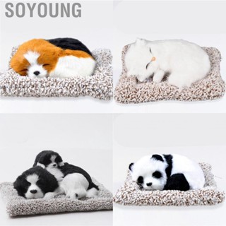 Soyoung Car  Toy Dashboard Ornament Cute Shape Fluffy Breathable  for Interior Decoration