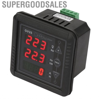 Supergoodsales Generator Frequency Tester  Meter 6-In-1 Voltage 3-Digit Power Factor for AC voltage