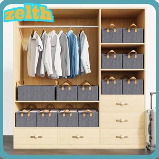 Zelth กระเป๋าจัดเก็บเสื้อผ้า ขนาดใหญ่ แบบพกพา พับได้ สไตล์โมเดิร์น