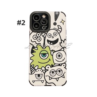 Lwy เคสโทรศัพท์มือถือ ลายการ์ตูนมอนสเตอร์ สําหรับ Oppo A12 A12e A3s A5 Ax5 A7 A5s A31 2020 A9 2020 A5 2020 A53 A33 A52 A92 F9 A83 A3 F15 A91 F11 A9 A92s A55 Reno 3 5 4Z K1 K3 K5 R11 R11s เคสนิ่ม