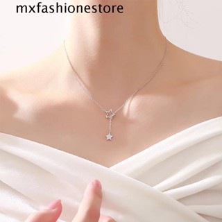 Mxfashione สร้อยคอโช้คเกอร์ รูปดาว เรียบง่าย ของขวัญ สําหรับผู้หญิง