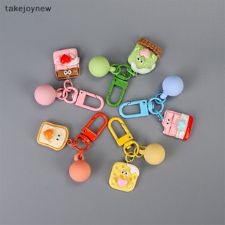 [takejoynew] พวงกุญแจบิสกิต รูปหัวใจน่ารัก เครื่องประดับแฟชั่น สําหรับผู้หญิง KLB