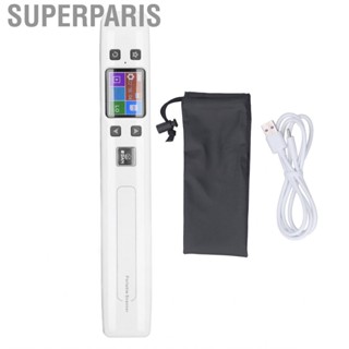 Superparis Portable   Good Compatibility Photo Scanning Device Zero Edge Distance USB2.0 Transmission HD Color Screen for Home School Office