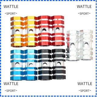 Wattle ที่พักเท้า ทรงกระบอก ทรงสี่เหลี่ยม สําหรับจักรยานเสือภูเขา 1 คู่