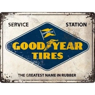 Goodyear ป้ายโลหะดีบุก สําหรับบริการเด็ก