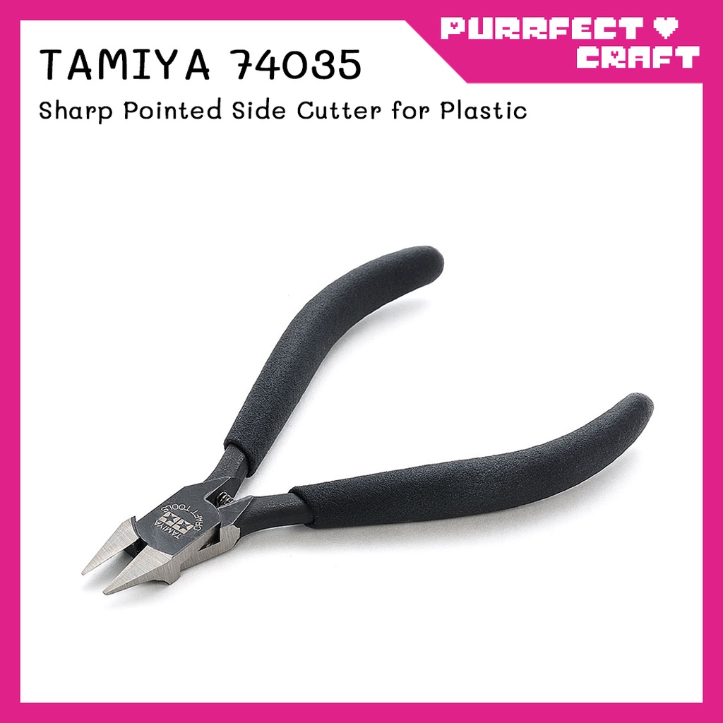 TAMIYA 74035 Sharp Pointed Side Cutter for Plastic