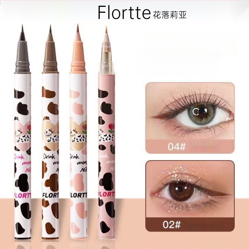 Flortte ปากกาอายไลเนอร์ เนื้อลิขวิด กันน้ํา ติดทนนาน