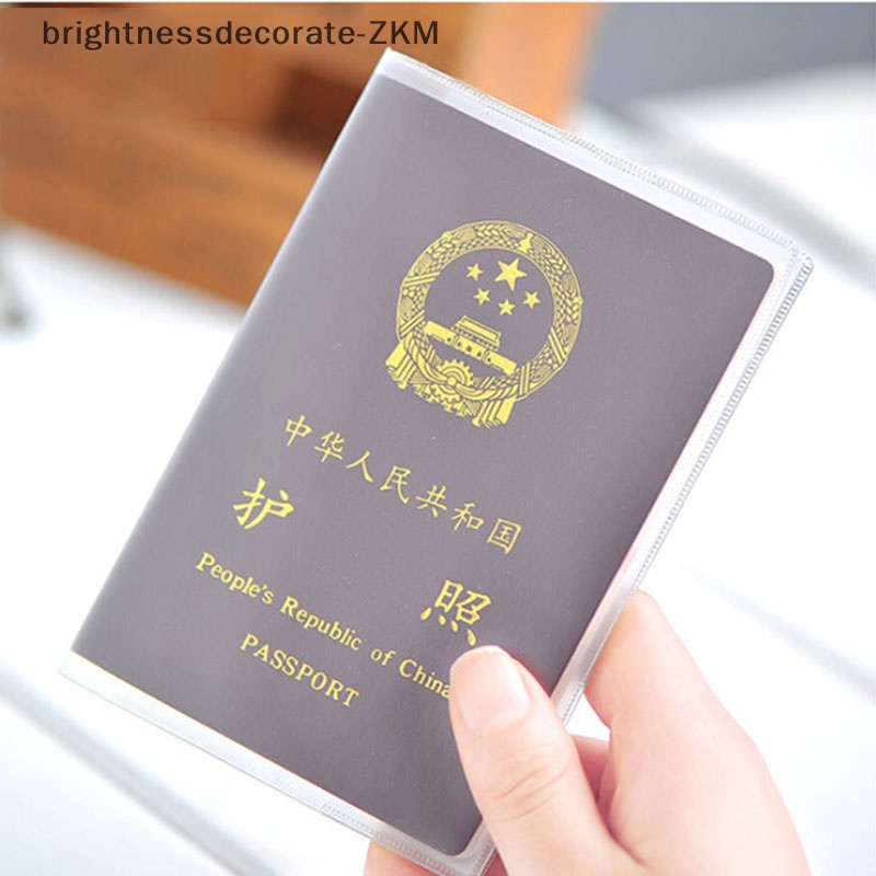 [Brightdecorate] เคสใส สําหรับใส่หนังสือเดินทาง บัตรประจําตัว [TH]