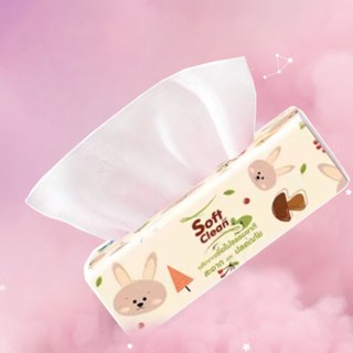 MOJU กระดาษทิชชู่ 1 หิ้ว 5 ห่อ กระดาษเช็ดมือ กระดาษเช็ดปาก ท…