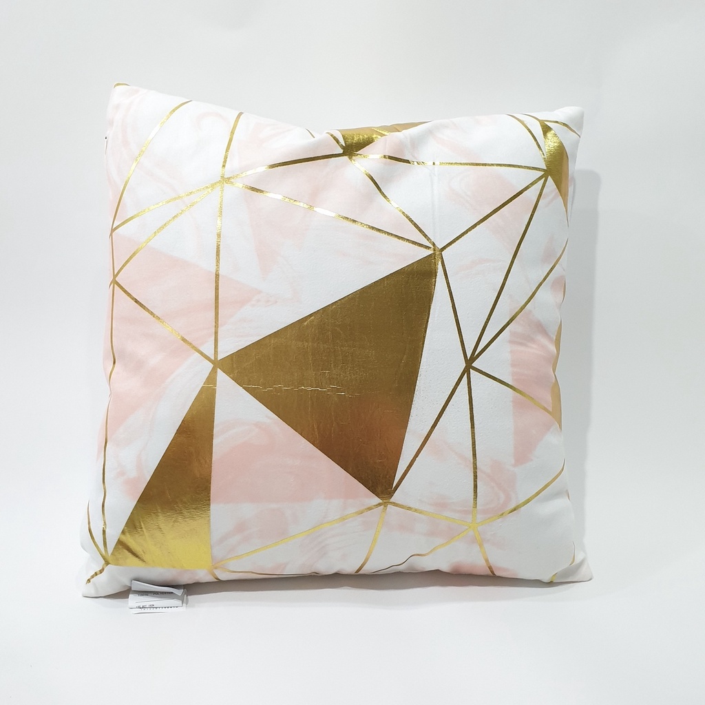 Tp COZY หมอนอิง ขนาด 43×43×8ซม. รุ่น CY15 สีทอง ( นุ่มสุดๆ )