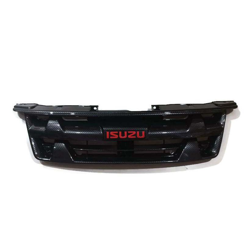 กระจังหน้าแต่งตรงรุ่น อีซูซุ D-max ปี 07-11 ลายแคปล่าพร้อมโลโก้แดง D-MAX ปี 2007-2011 สามารถใส่ได้เลย งษ ส่งด่วนส่งไว