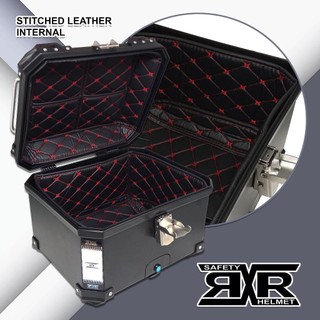 RXR HARD PLASTIK TOP BOX 45L Motorcycle Compartment Box Helmet Box Model: 777