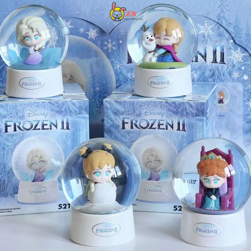 ของแท้ พร้อมส่ง ชุดกล่องสุ่ม ตุ๊กตาดิสนีย์ Frozen Crystal Ball Series Aisha Anna