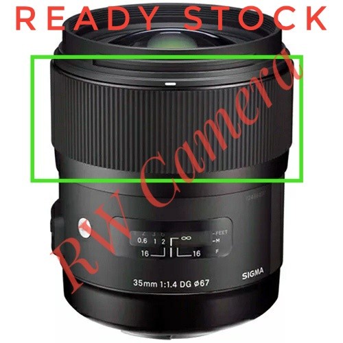 Sigma Art Focus Rubber 35mm F 1.4 Rubber Focus 35 mm F1.4 Sigma Lens for Canon Nikon Sony