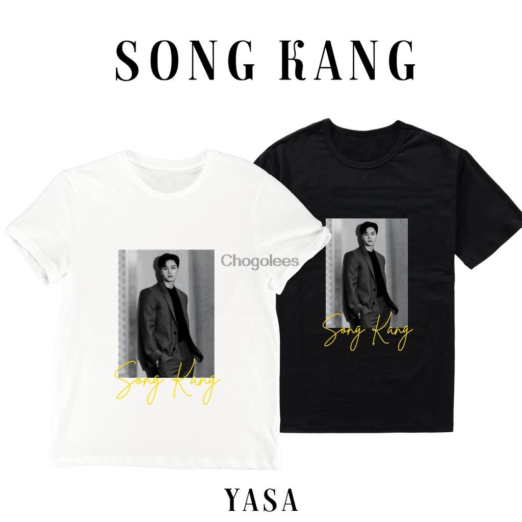 ยินดีต้อนรับ a เสื้อยืด พิมพ์ลาย Song Kang Kdrama Actor Neverthely Fankit สําหรับผู้ชาย
