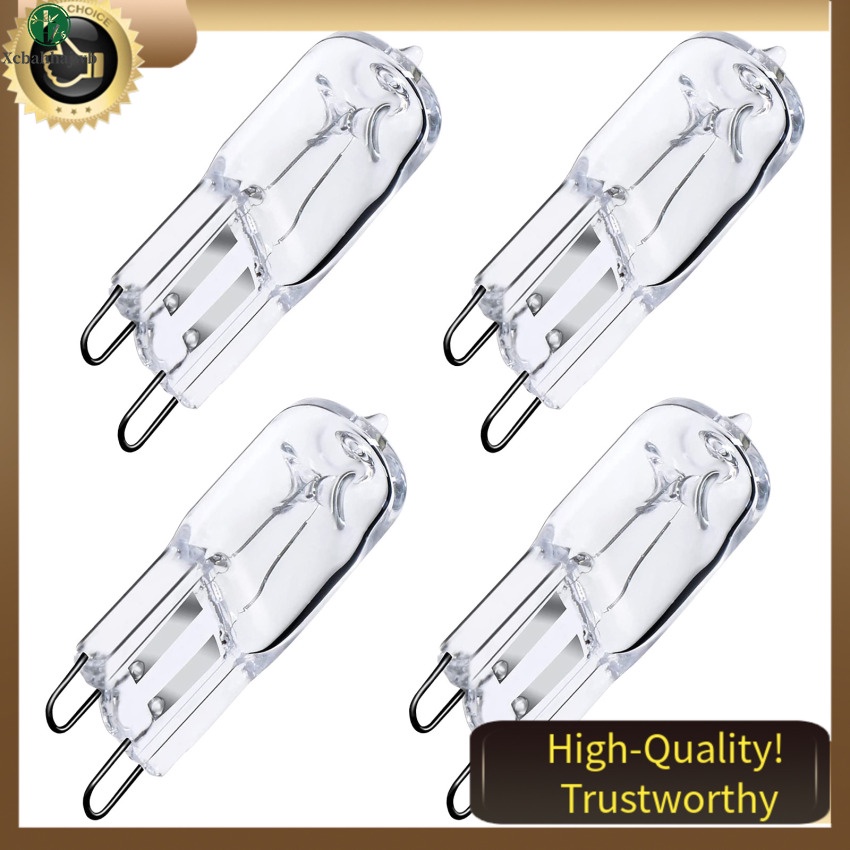 หลอดไฟฮาโลเจน G9 25W 230V 300 สําหรับเตาอบ℃ หลอดไฟเตาอบ คุณภาพสูง สําหรับ Neff AEG Smeg Zanussi Bosch 4 แพ็ค g9