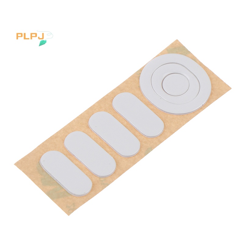 Plpj ใหม่ แผ่นรองเมาส์ ขอบโค้ง สีขาว สําหรับเมาส์ G304 G305 1 ชุด