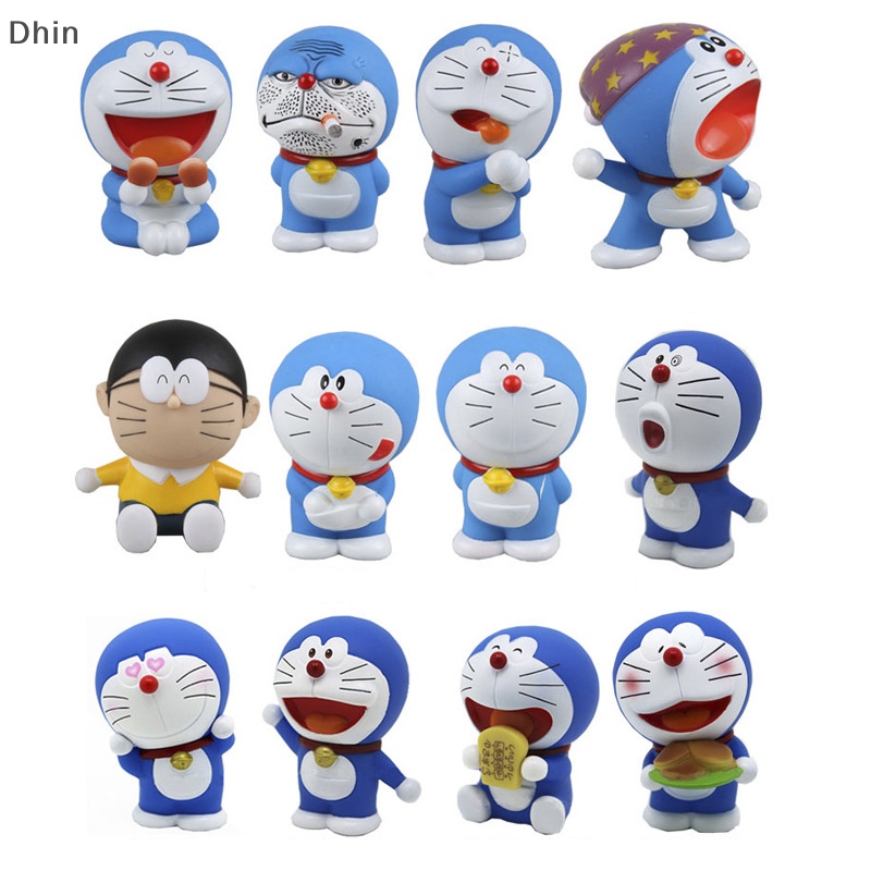 [Dhin] โมเดลฟิกเกอร์ อนิเมะโดราเอมอน โนบิตะ โนบิตะ น่ารัก ของเล่นสะสม สําหรับเด็ก COD