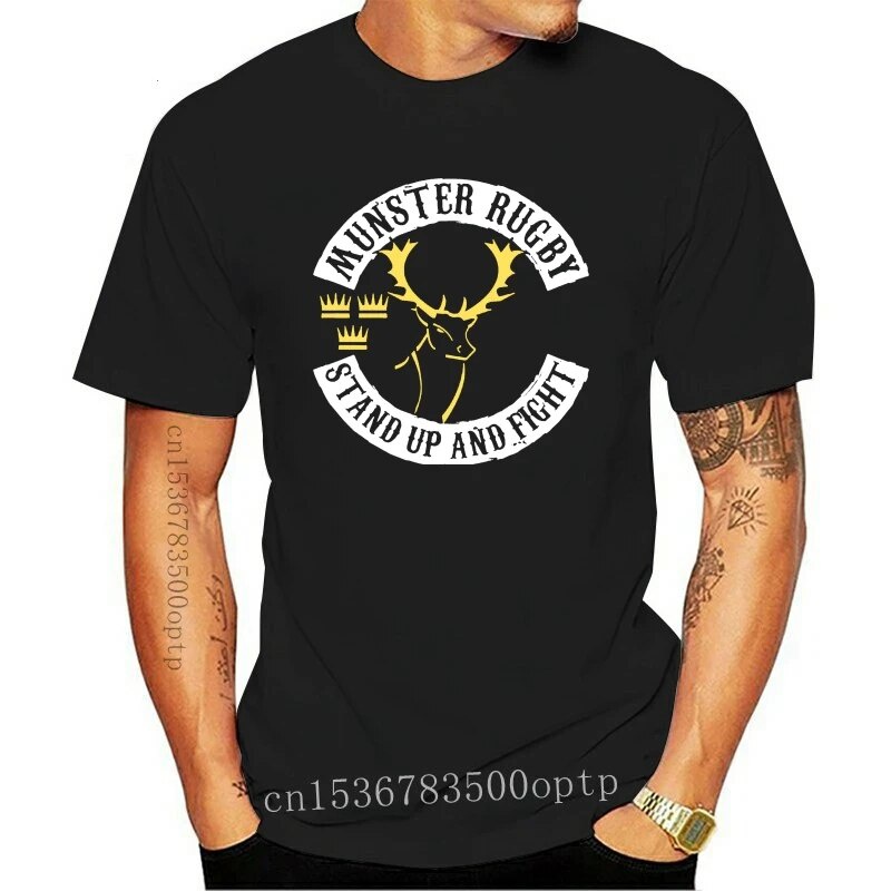 ใหม่ Are you a Munster Rugby Fan-Stand Up and Fight Stylish T-Shirt (s-5xl)
