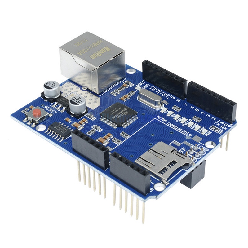 UNO R3 ATMega 328 1280 MEGA2560 Ethernet Shields W5100 โมดูลบอร์ดขยายเครือข่าย Micro SD สําหรับเมนบอ